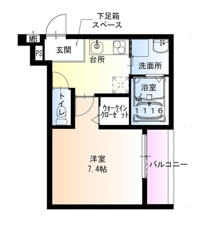 フジパレス阪急園田EAST3番館の物件間取画像